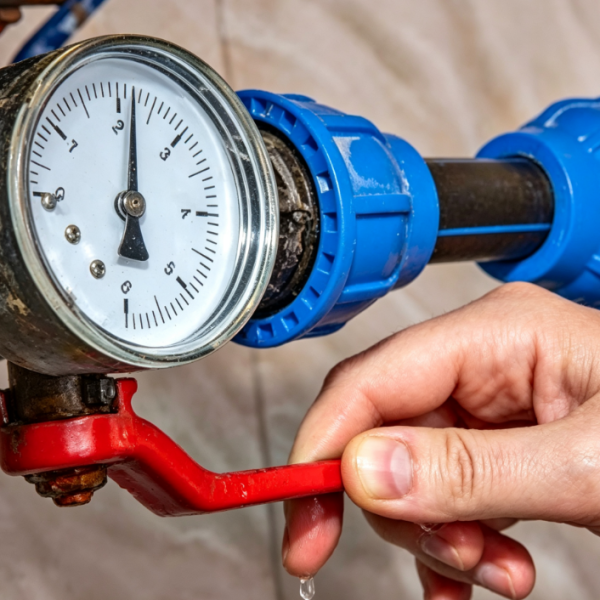 Main Shut-Off Valve Pressure Check