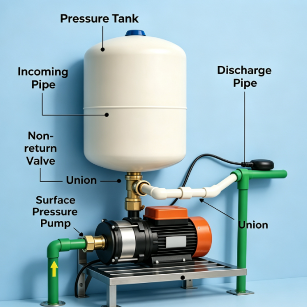 Water Pressure Test for Booster Pump Systems