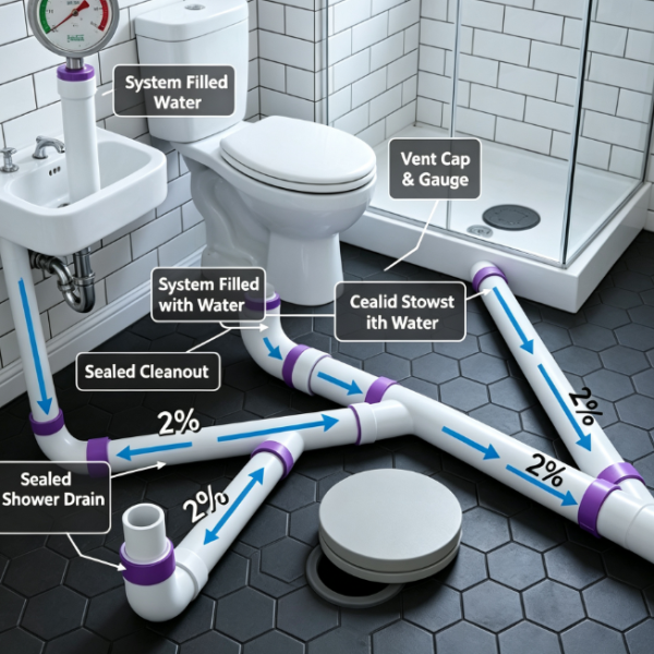 Toilet Supply Pressure Inspection