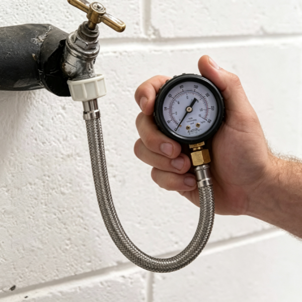 Water Pressure Test for Newly Connected Fixtures