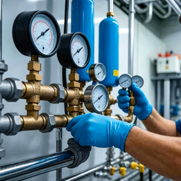 Water Line Pressure Inspection for Renovated Homes