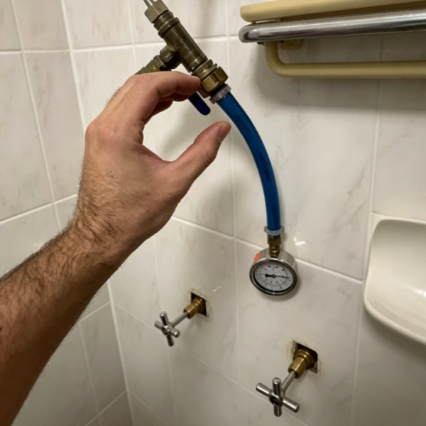 Bathroom Water Pressure Check